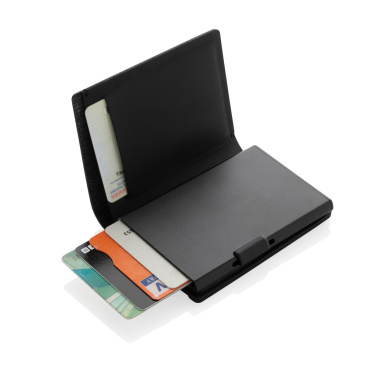 Logotrade promotional merchandise photo of: Seekcard RCS rpolyester card wallet with worldwide locating