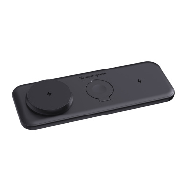 Logo trade promotional item photo of: Urban Vitamin Torrance 3 in 1 magnetic 15W charger