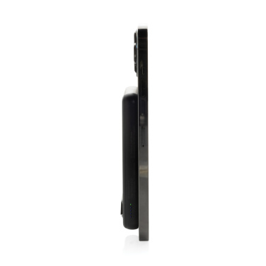 Logotrade promotional gift picture of: Zen RCS rplastic 5000 mah 5W magnetic bamboo powerbank