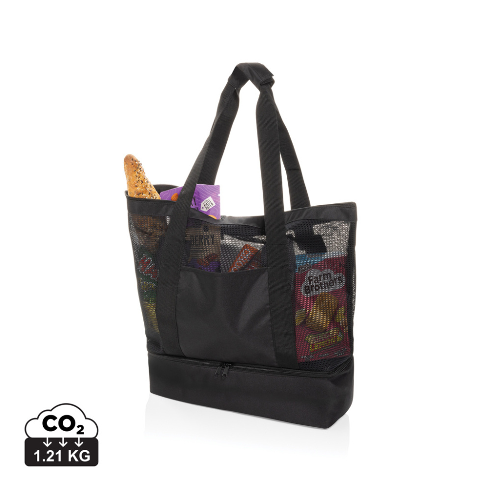 Logotrade promotional merchandise image of: Iqlo Aware™ RPET 2-in-1 cooler tote