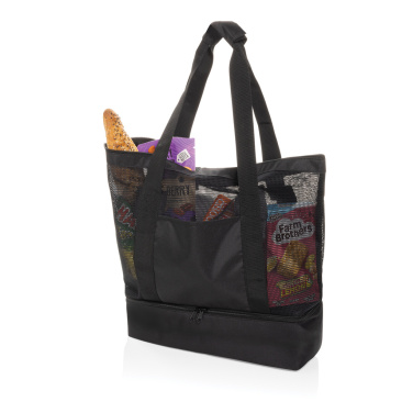 Logo trade business gifts image of: Iqlo Aware™ RPET 2-in-1 cooler tote