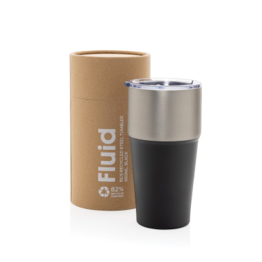 Logotrade promotional merchandise photo of: Fluid RCS certified recycled steel tumbler 500ml