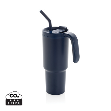 Logo trade promotional gifts picture of: Graphic 360 RCS certified recycled steel tumbler 900ml