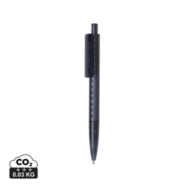 Logo trade advertising products image of: X3 GRS recycled PC plastic pen frosted