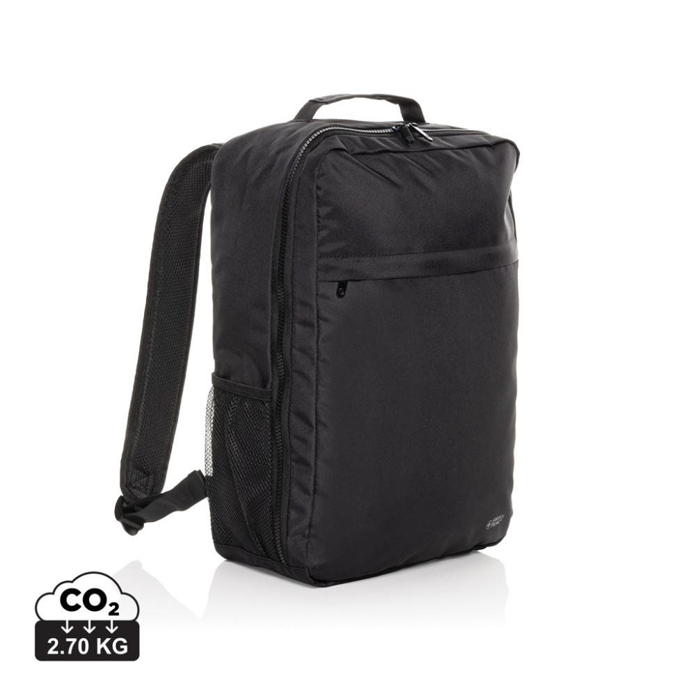 Logotrade advertising product image of: Swiss Peak Aware™ RPET Essential 15.6 inch laptop backpack