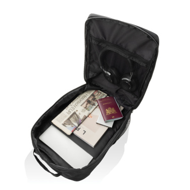 Logo trade promotional giveaway photo of: Swiss Peak Aware™ RPET Essential 15.6 inch laptop backpack