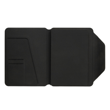 Logotrade promotional item picture of: Teri AWARE™ RPET and walnut A5 portfolio