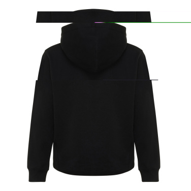 Logotrade promotional merchandise picture of: Iqoniq Yengo kids recycled cotton hoodie with sidepockets