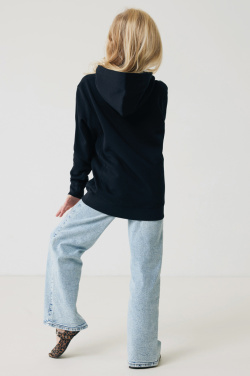 Logotrade promotional gifts photo of: Iqoniq Yengo kids recycled cotton hoodie with sidepockets