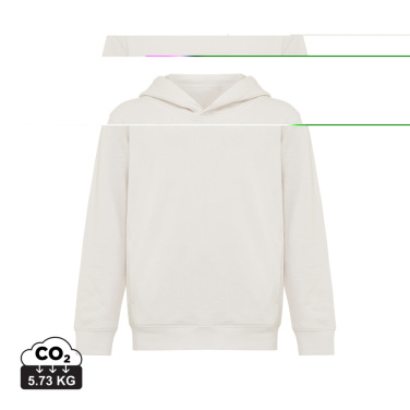 Logotrade corporate gift image of: Iqoniq Yengo kids recycled cotton hoodie with sidepockets