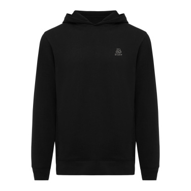 Logo trade promotional merchandise picture of: Iqoniq Yengo recycled cotton hoodie with sidepockets
