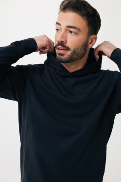 Logo trade promotional items image of: Iqoniq Yengo recycled cotton hoodie with sidepockets