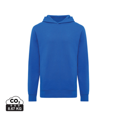 Logo trade advertising product photo of: Iqoniq Yengo recycled cotton hoodie with sidepockets