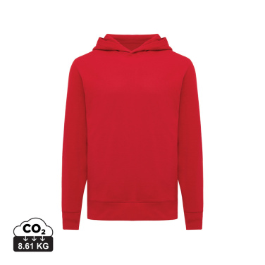 Logo trade promotional gifts image of: Iqoniq Yengo recycled cotton hoodie with sidepockets