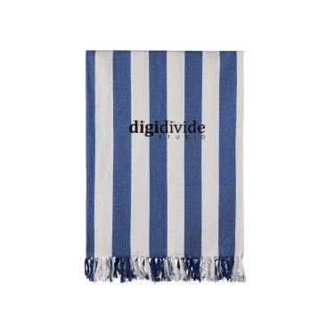 Logotrade business gifts photo of: VINGA Ornos GRS recycled cotton hammam towel