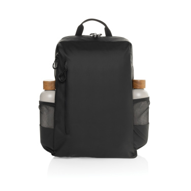 Logo trade promotional merchandise image of: Lima Aware™ RPET water resistant 15.6 laptop backpack