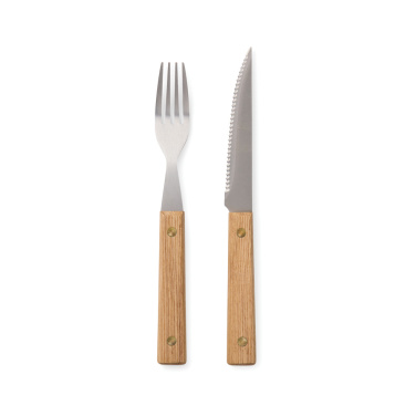 Logotrade promotional product picture of: VINGA Paso 8 pcs bbq cutlery set