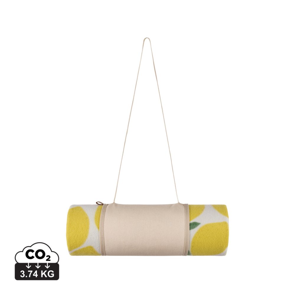 Logo trade promotional merchandise picture of: VINGA Arwe GRS picnic blanket