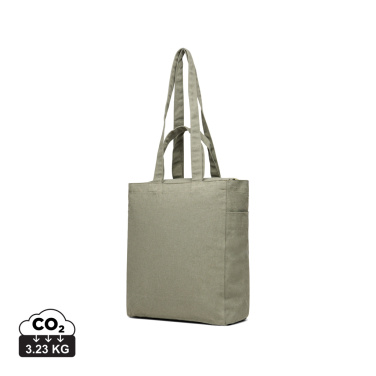 Logotrade promotional product picture of: VINGA Hilo AWARE™ recycled canvas zip tote