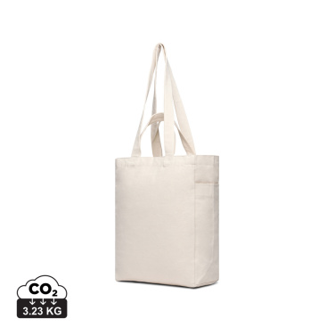 Logo trade promotional giveaways image of: VINGA Hilo AWARE™ recycled canvas zip tote