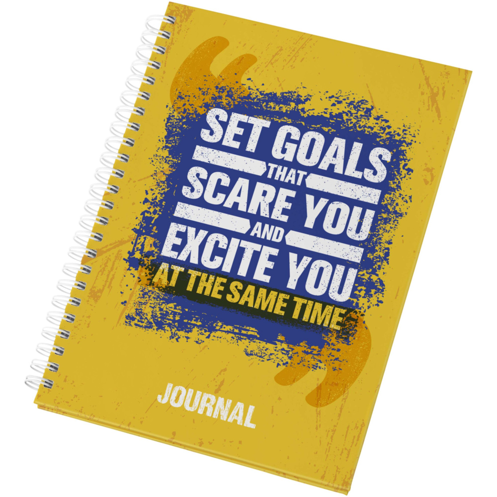 Logotrade promotional item image of: Desk-Mate® A5 hard cover journal