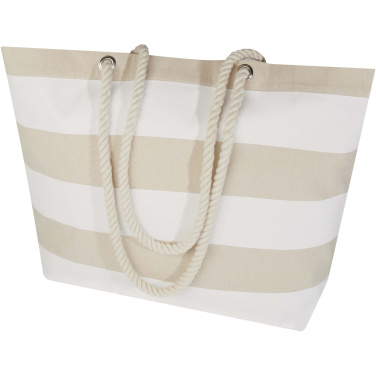 Logo trade promotional merchandise image of: Florida 270 g/m² GRS recycled beach tote bag 18L