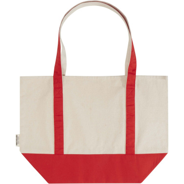 Logo trade promotional giveaways image of: Sam 320 g/m² GRS recycled cotton tote bag