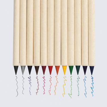 Logotrade business gifts photo of: Micki GRS infinity 12pc coloring pencil set