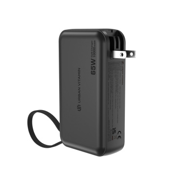 Logo trade business gifts image of: Urban Vitamin Eureka hybrid GANcharger 10000mah powerbank65W
