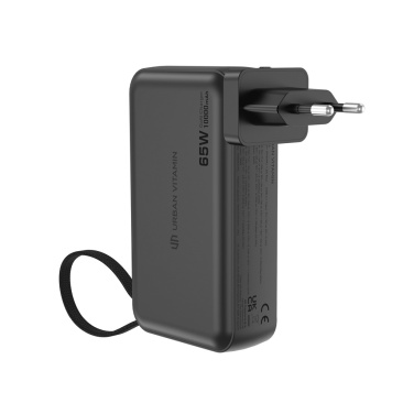 Logotrade promotional gift image of: Urban Vitamin Eureka hybrid GANcharger 10000mah powerbank65W