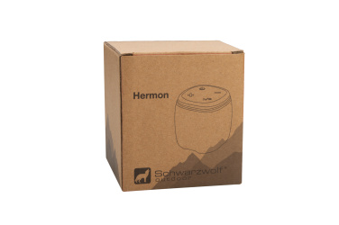Logotrade promotional gift image of: Bluetooth speaker HERMON Schwarzwolf