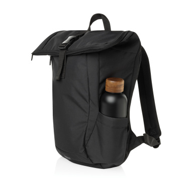 Logotrade promotional giveaway image of: Swiss Peak Aware™ RPET Leonard 15.6 inch laptop backpack
