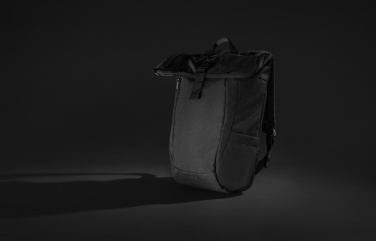 Logo trade advertising products image of: Swiss Peak Aware™ RPET Leonard 15.6 inch laptop backpack