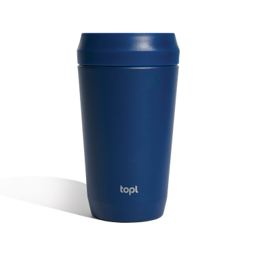 Logotrade advertising products photo of: Topl Recycled Steel To Go Tumbler Patented 360 Lid 354ml