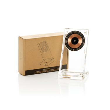 Logotrade promotional giveaway image of: Magcharge 15W magnetic wireless charging stand