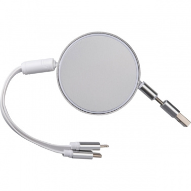 Logotrade promotional merchandise picture of: Charging cable made from recycled aluminum Ostend