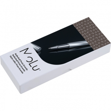 Logo trade business gift photo of: MoLu brass rollerball Praia Grande