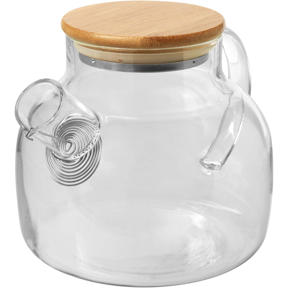Logo trade promotional merchandise image of: Zen tea pot with strainer and bamboo lid