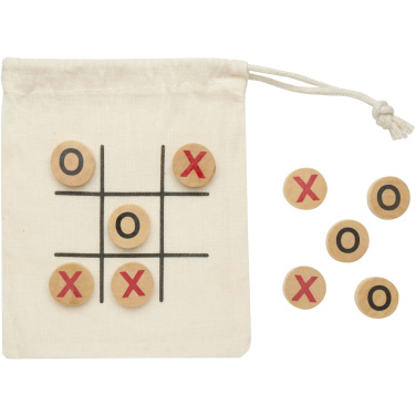 Logo trade promotional items picture of: Whorl wooden tic, tac, toe game