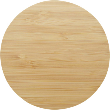 Logo trade promotional item photo of: Cha bamboo coaster
