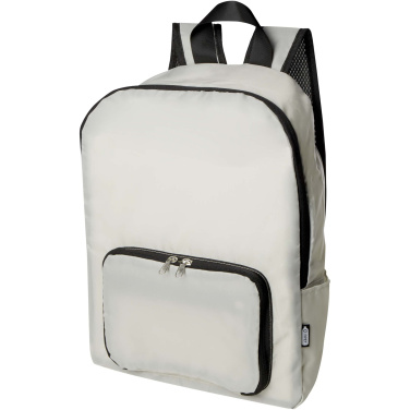 Logotrade promotional product picture of: EcoFold RPET foldable backpack 15L
