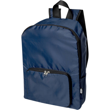 Logotrade promotional gifts photo of: EcoFold RPET foldable backpack 15L
