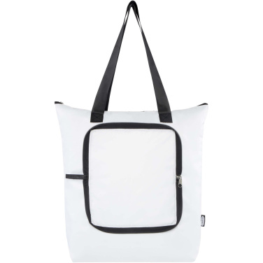 Logotrade promotional giveaways photo of: EcoFold RPET foldable tote cooler bag 15L