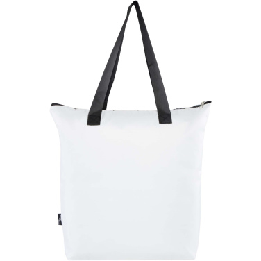 Logo trade promotional products image of: EcoFold RPET foldable tote cooler bag 15L