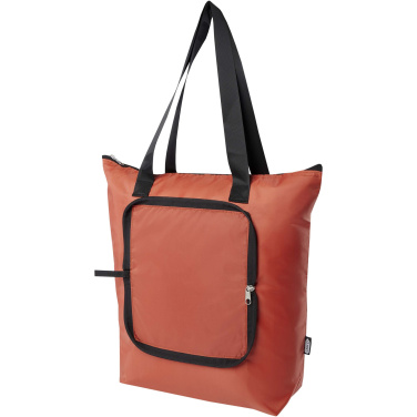 Logotrade promotional merchandise photo of: EcoFold RPET foldable tote cooler bag 15L