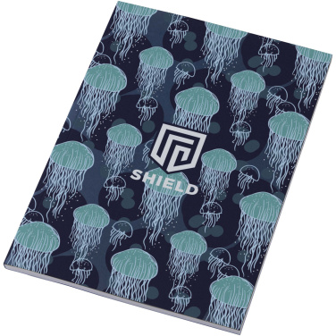 Logo trade promotional merchandise photo of: Novella Austen A5 soft cover notebook - 50 sheets