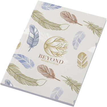 Logo trade promotional merchandise image of: Novella Austen A6 soft cover notebook - 50 sheets