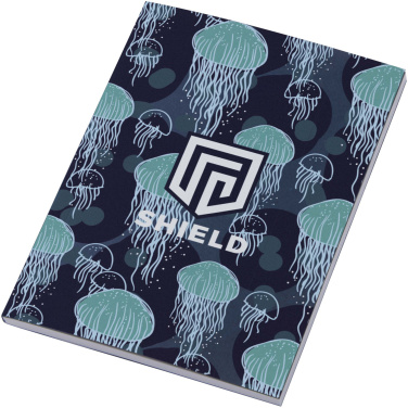 Logo trade promotional gift photo of: Novella Austen A6 soft cover notebook - 50 sheets