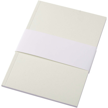 Logo trade promotional item photo of: Novella Austen A5 recycled soft cover notebook - 50 sheets