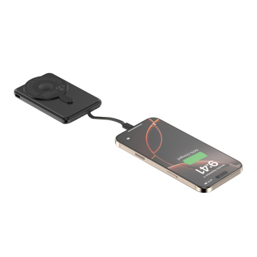 Logotrade promotional item picture of: Urban Vitamin Redwood 5in1 5000mah 20W PD magnetic powerbank